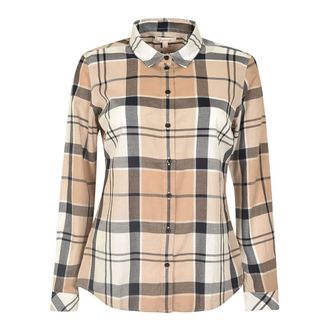 Barbour Shirts, female, Brown, Size: XL Bredon Shirt