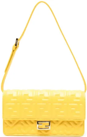 Fendi Mujer, Bolsos, Amarillo, Talla: ONE Size