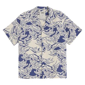 OAS Oas, Heren, Overhemden, Veelkleurig, Maat: XL Linnen