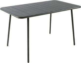 Concept Usine Mesa de jard&iacute;n de 4 a 6 asientos, 120 cm gris oscuro