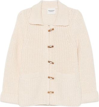 Isabel Marant Delinda Cardigan - Dames - Vesten - Beige - 2XS - Truien & Vesten