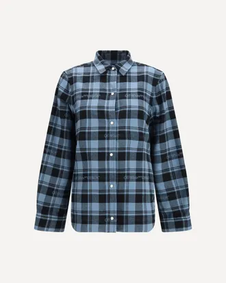 Off-white Check flannel padded Overshirt Female 38