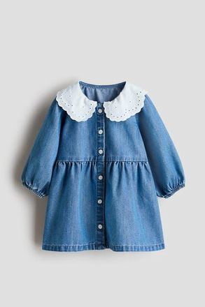 H&M Shirt Dress in Denim Blue at Nordstrom, Size 12M