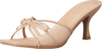 Chinese Laundry Womens Jump Up Mesh Ss Heeled Sandal, Nude, 6.5 UK