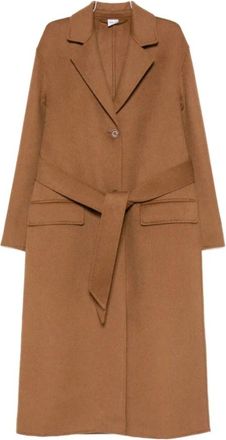 Aspesi Dames, Mantels, Bruin, Maat: XS Wol