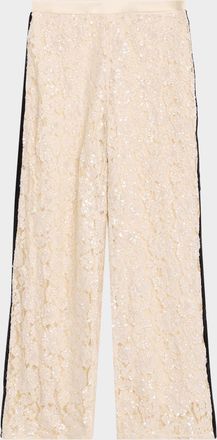 Polo Ralph Lauren Sequined Lace Pants