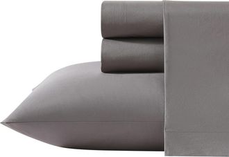 Vera Wang Cool Comfort Sheet Set in Medium /Dark Grey at Nordstrom Rack, Size Queen
