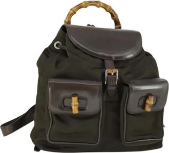 Gucci Pre-owned Backpacks, female, Brown, Size: ONE SIZE Pre-owned Vintage Backpack