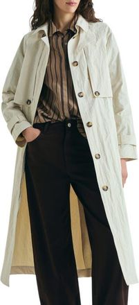 Scalpers Lightweight Multi-Position Trench Coat in Stone at Nordstrom, Size X-Large Eu