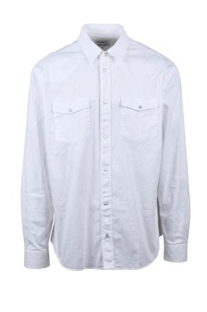 Dondup Cotton Elastane Shirt - White