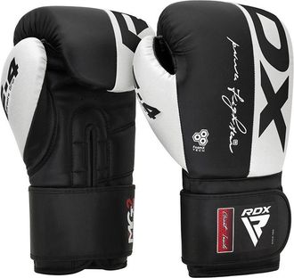 RDX Sports Guantes De Boxeo Rdx Rex F4 Negro/blanco De 10 Oz
