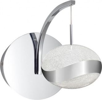 Fabrilamp Aplique Planett 1x8w Led 600lm 4000k L.23xan.13xal.18cm Cromo