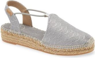Toni Pons Nerea Espadrille Flat in Plata at Nordstrom, Size 8-8.5Us