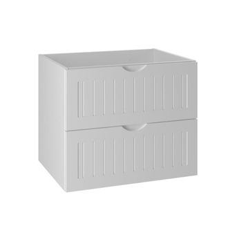 Petits Meubles Mueble bajo lavabo 60cm paneles de melamina y mdf blanco