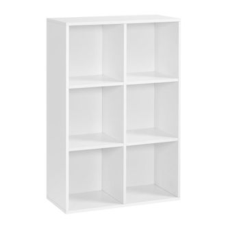 Vasagle Librer&iacute;a de 6 compartimientos de color blanco