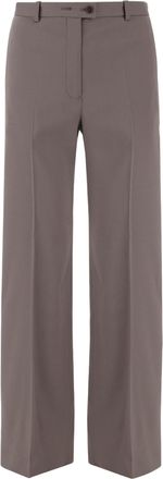 Jil Sander Straight-Leg Tailored Pants with Seam Details
