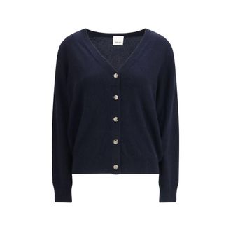 Allude Blue Cashmere Womens Cardigan