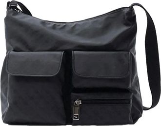 Gherardini Borsa a tracolla con zip - Nero