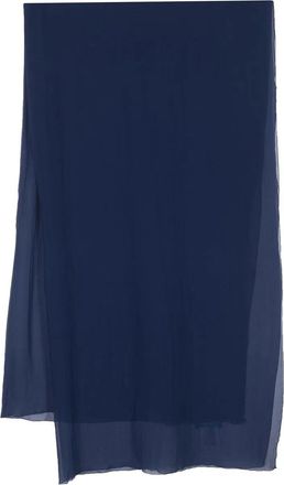 Alberta Ferretti Flowing Neutral Scarf with Refined Sheen