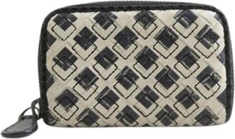 Bottega Veneta Pre-owned Leren Portemonnee - unisex - Vintage Accessoires - Veelkleurig - ONE Size - Leer - Vintage