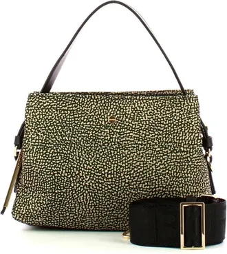 Borbonese Mujer, Bolsos, Negro, Talla: ONE Size