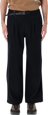 And Wander Pleated Wide-Leg Wool Pants