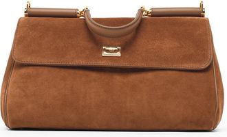 Dolce & Gabbana medium My Sicili&euml; bruine su&egrave;de tas