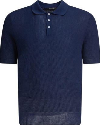 Tagliatore Polo Shirts Blue