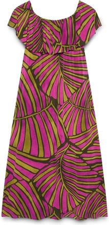 Fiorella Rubino Maxi Kleedjes - Dames - Feestkleedjes - Roze - XL - Kleedjes