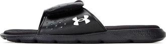 Under Armour (WMNS) Under Armour Ignite 7 Slide Black White 3026027-001