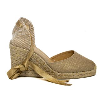 Castaner Dames, Schoenen, Geel, Maat: 39 EU Linnen