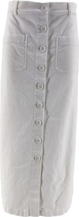 Aspesi Cr&egrave;me Midi Rok - Dames - Midirokken - Beige - M - Rokken