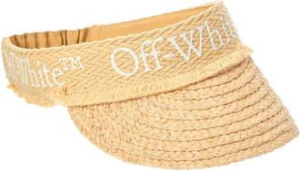 Off-white Straw Visor