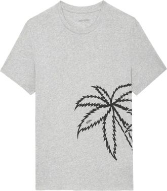 Zadig&Voltaire T-shirt con stampa grafica - Grigio