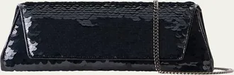 Akris Anouk Sequin Trapezoid Clutch Bag