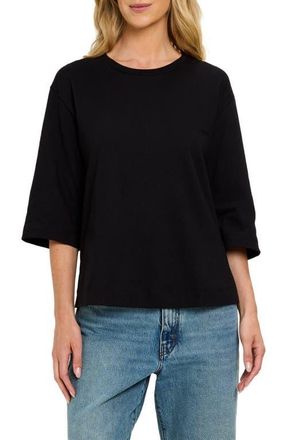 Michael Stars Sharona Straight Sleeve T-Shirt in Black at Nordstrom, Size X-Small