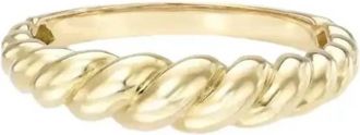 Zoe Lev Jewelry 14K Gradient Twist Ring In Gold