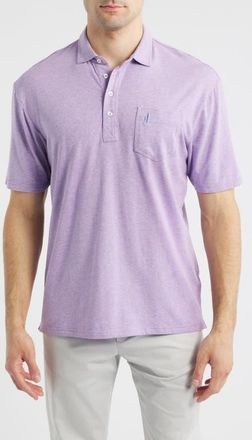 Johnnie-O Heathered Original 2.0 Regular Fit Polo in Aviation at Nordstrom, Size Xx-Large