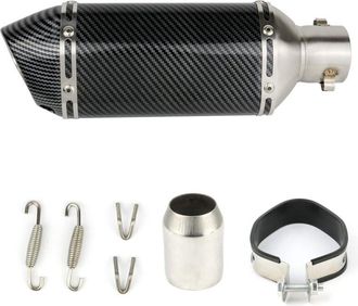 OEM Escape De Motocicleta,38-51mm Silenciador De Tubo Universal, De Aluminio Con Extra&iacute;ble Db Killer Para Yamaha Suzuki Moto Atv Universal