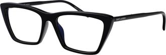 Saint Laurent Mica Thin Opt - unisex - Accessoires - Zwart - Maat: 54 MM