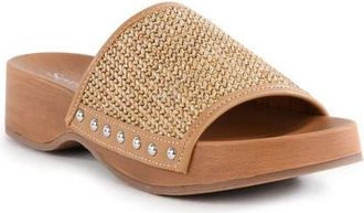 Seychelles Fantasy Raffia Platform Sandal in Tan at Nordstrom, Size 11