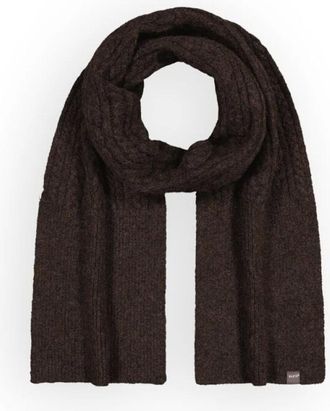 Barts Moiray Sjaal - Heren - Accessoires - Bruin - Maat: ONE Size