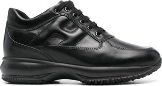 Hogan Interactive sneakers - women - Calf Leather/Rubber - 36.5 - Black