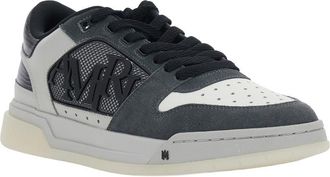 Amiri Mens Sneakers Classic Low Grey Leather Trainers
