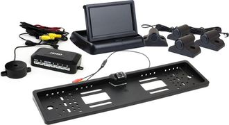 OEM Kit De Sensores De Estacionamiento Tft02 De 4,3 Con C&aacute;mara Hd-402-led, 4 Sensores, Color Negro, Para Camioneta