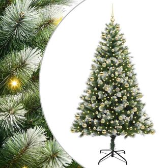 vidaXL &Aacute;rbol De Navidad Artificial Plegable Con Nieve Esponjosa 210 Cm Vidaxl