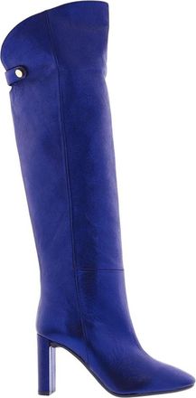 Paris Punk M2544 Overknee Laarzen - Dames - Over de knie laarzen - Paars - 37 EU - Schoenen