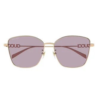 Gucci Butterfly Sunglasses - unisex - Gucci - Sunglasses - Yellow - 60 MM - Accessories