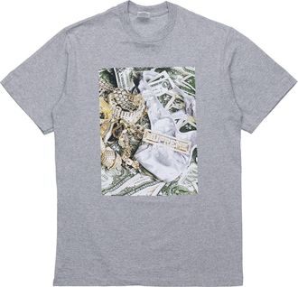 SUPREME SS20 Money Printing Short Sleeve Unisex Gray SUP-SS20-295