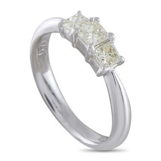 Luxury Bazaar Platinum 0.71ct Diamond Ring MF41-052126
